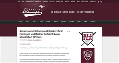 Desktop Screenshot of berlin-flamingos.de